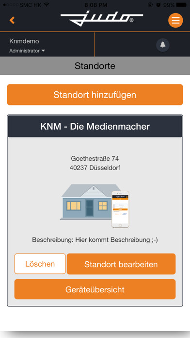 Emulate iPhone app JU-Control using MyAndroid Emulate iPhone app JU-Control using MyAndroid