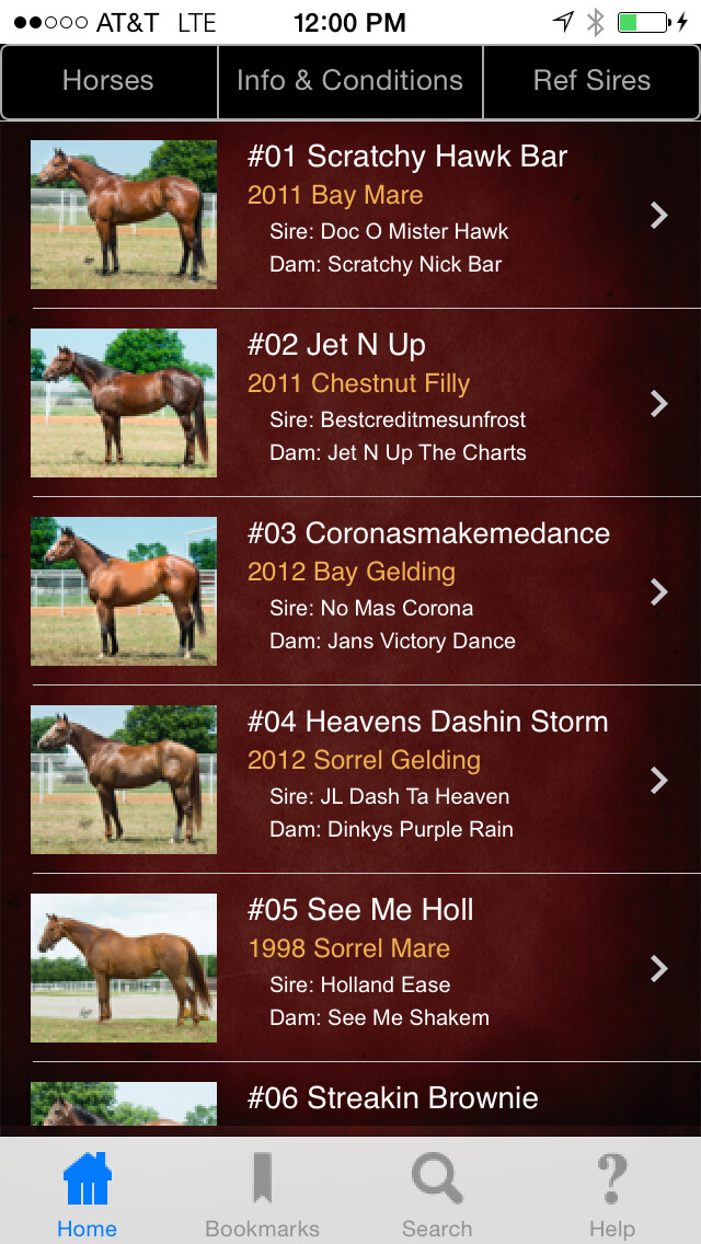 Emulate iPhone app Jud Little Production Sale using MyAndroid