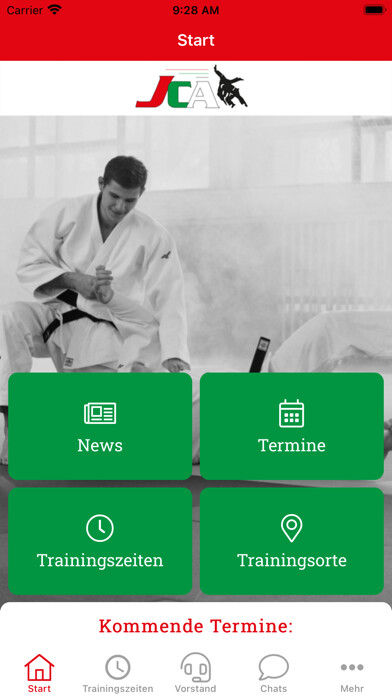 Emulate iPhone app Judo-Club Augsburg e.V. using MyAndroid Emulate iPhone app Judo-Club Augsburg e.V. using MyAndroid
