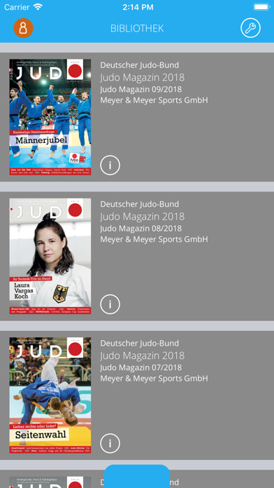 Emulate iPhone app Judo Magazin using MyAndroid Emulate iPhone app Judo Magazin using MyAndroid