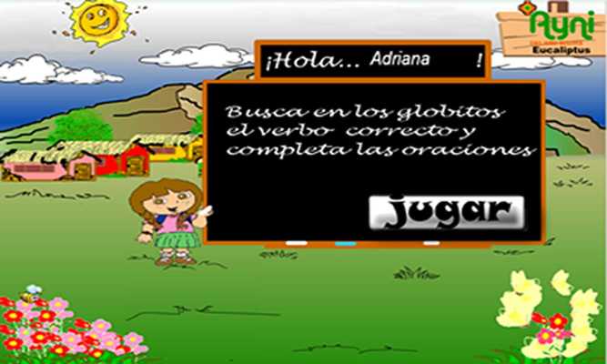 Emulate Android APK Jugando con Verbos