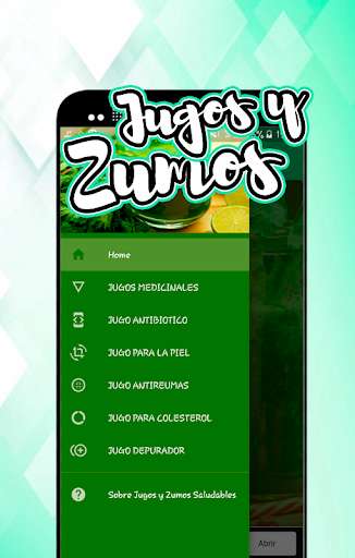 Run android online APK Jugos y Zumos Saludables from MyAndroid or emulate Jugos y Zumos Saludables using MyAndroid