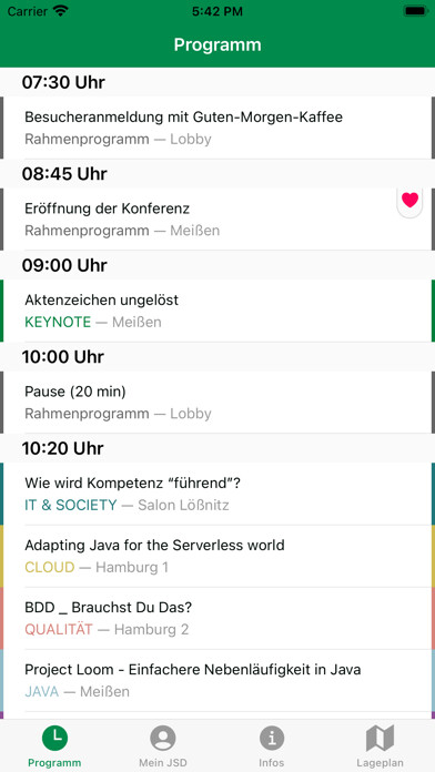Emulate iPhone app JUG Saxony Day using MyAndroid Emulate iPhone app JUG Saxony Day using MyAndroid