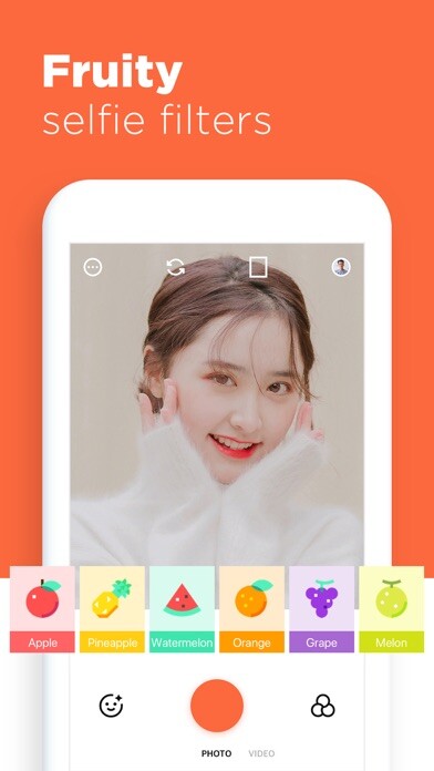 Emulate iPhone app Juice - Beauty Camera using MyAndroid
