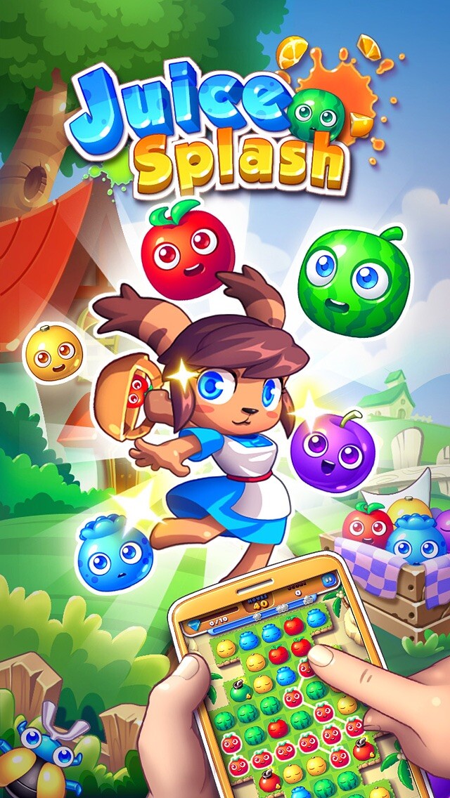 Emulate iPhone app Juice Splash using MyAndroid