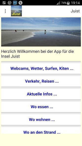 Run android online APK Juist App für den Urlaub from MyAndroid or emulate Juist App für den Urlaub using MyAndroid