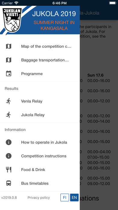 Emulate iPhone app Jukola using MyAndroid Emulate iPhone app Jukola using MyAndroid