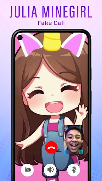 Run android online APK Julia Minegirl Fake Video Call from MyAndroid or emulate Julia Minegirl Fake Video Call using MyAndroid