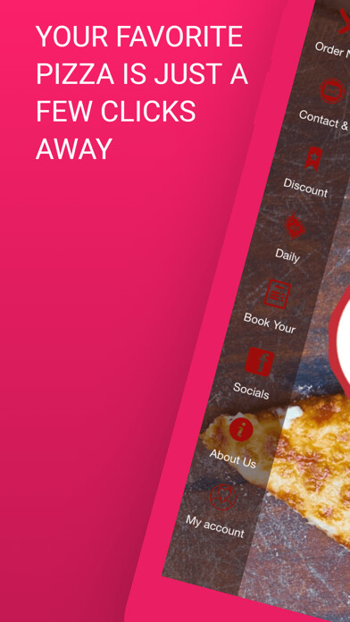 Emulate iPhone app Juliana Pizza using MyAndroid