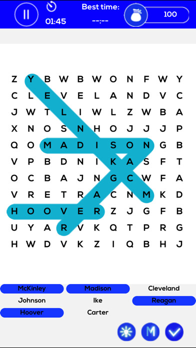 Emulate iPhone app July 4th Word Search using MyAndroid Emulate iPhone app July 4th Word Search using MyAndroid