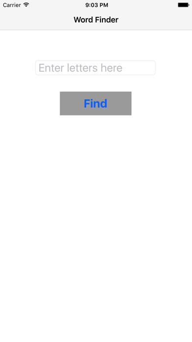 Emulate iPhone app Jumbled Word Solver Advanced using MyAndroid Emulate iPhone app Jumbled Word Solver Advanced using MyAndroid