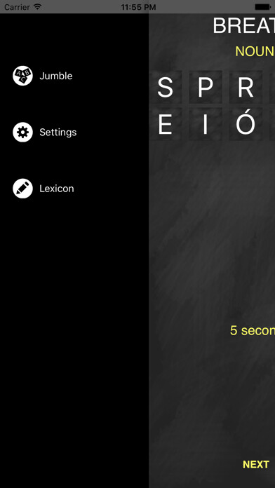 Emulate iPhone app Jumble Palabra using MyAndroid Emulate iPhone app Jumble Palabra using MyAndroid