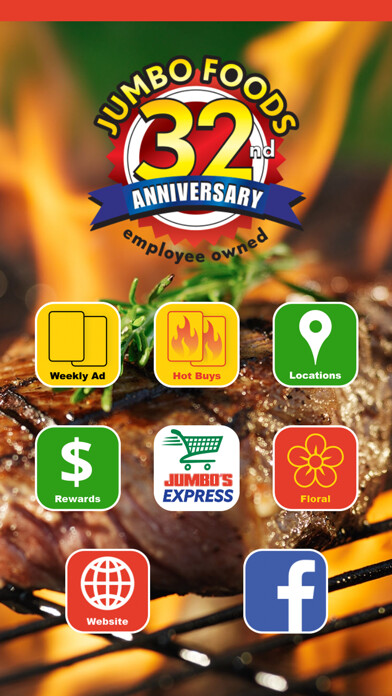 Emulate iPhone app Jumbo Foods using MyAndroid