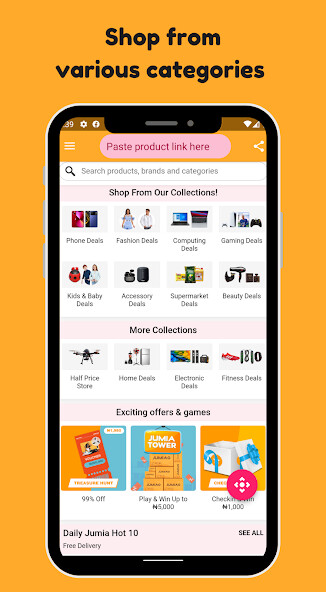 Run android online APK Jumia Marketplace from MyAndroid or emulate Jumia Marketplace using MyAndroid
