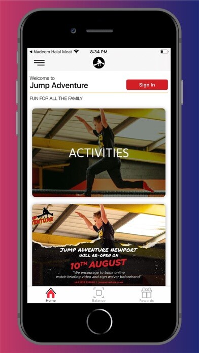 Emulate iPhone app Jump Adventure Trampoline Park using MyAndroid Emulate iPhone app Jump Adventure Trampoline Park using MyAndroid