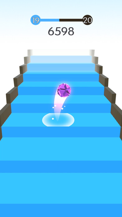 Emulate iPhone app Jump Ball 3D - Colorful Stairs using MyAndroid