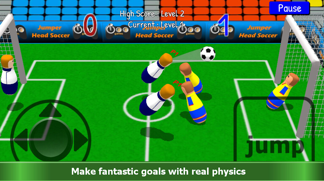 Run android online APK Jumper Head Soccer : 3D Physics Football from MyAndroid or emulate Jumper Head Soccer : 3D Physics Football using MyAndroid