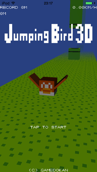 Emulate iPhone app Jumping Bird 3D using MyAndroid