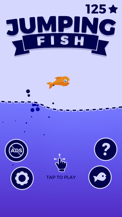 Emulate iPhone app Jumping Fish using MyAndroid