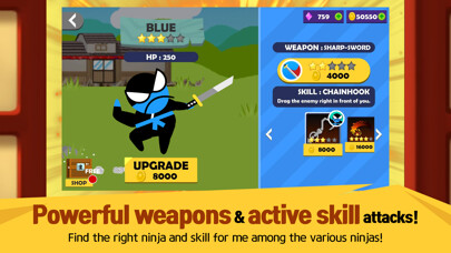 Emulate iPhone app Jumping Ninja Battle - 2Player using MyAndroid Emulate iPhone app Jumping Ninja Battle - 2Player using MyAndroid
