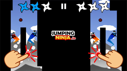 Emulate iPhone app Jumping Ninja Party 2 Player using MyAndroid Emulate iPhone app Jumping Ninja Party 2 Player using MyAndroid