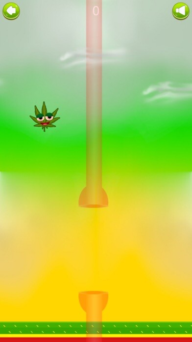 Emulate iPhone app Jumping Weed Game using MyAndroid