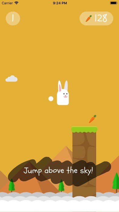 Emulate iPhone app Jump Jump Rabbit using MyAndroid