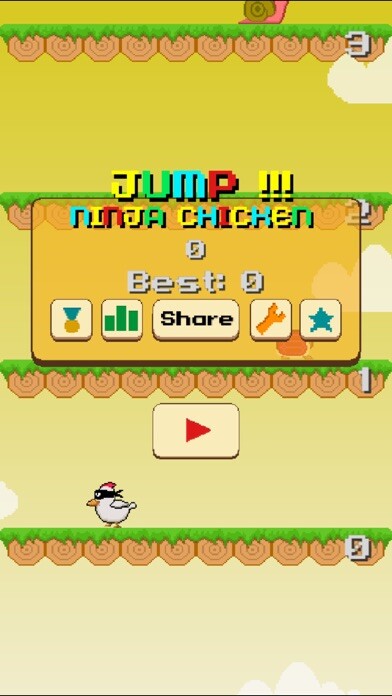 Emulate iPhone app Jump Ninja Chicken using MyAndroid Emulate iPhone app Jump Ninja Chicken using MyAndroid