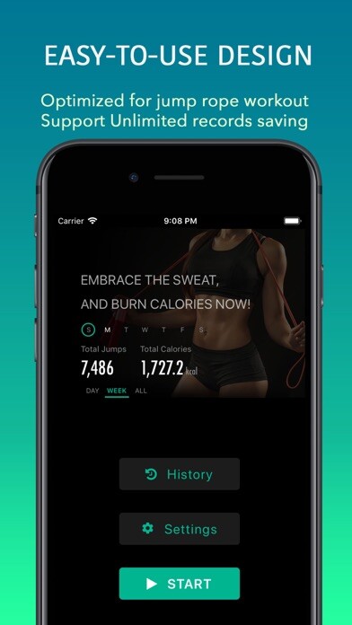 Emulate iPhone app Jump Rope Master using MyAndroid