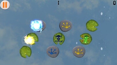 Emulate iPhone app Jumpy Frogs using MyAndroid