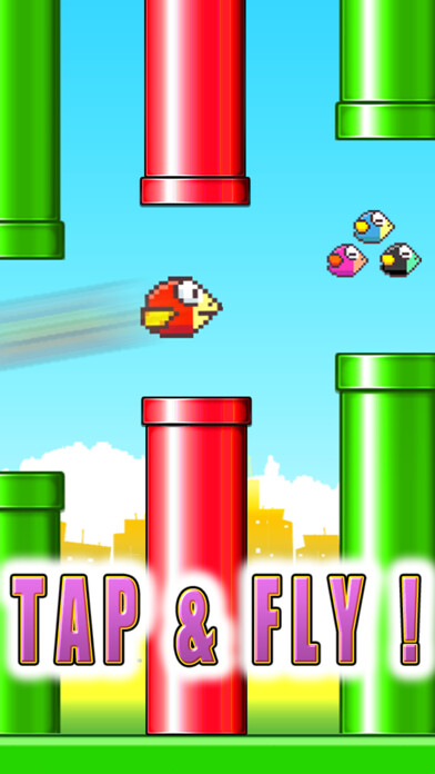 Emulate iPhone app Jumpy Red Bird - Tube Hopper using MyAndroid Emulate iPhone app Jumpy Red Bird - Tube Hopper using MyAndroid