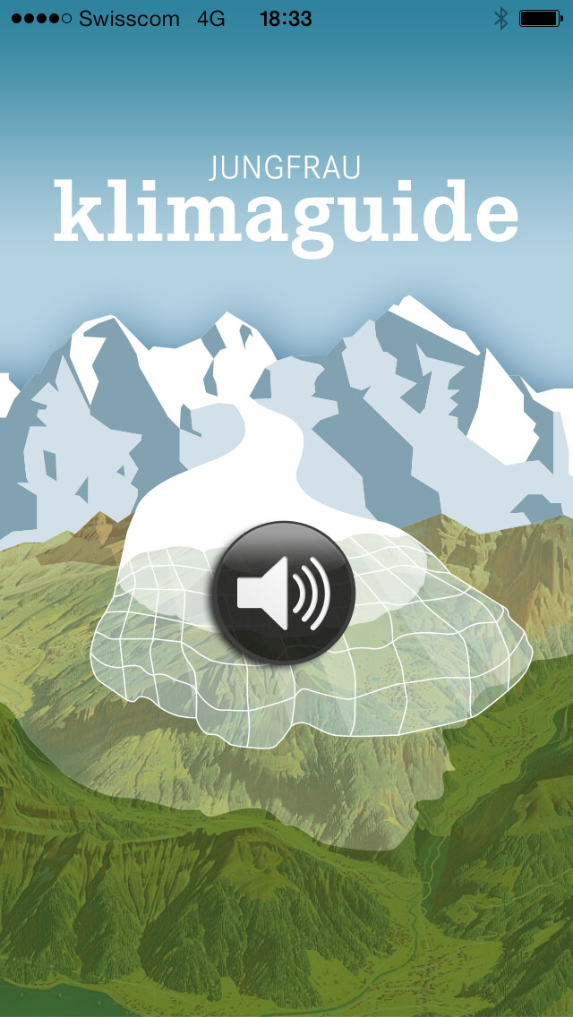 Emulate iPhone app Jungfrau Climate Guide (V2) using MyAndroid