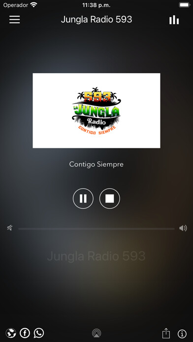 Emulate iPhone app Jungla Radio 593 using MyAndroid