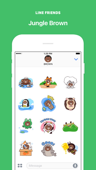 Emulate iPhone app Jungle Brown - LINE FRIENDS using MyAndroid Emulate iPhone app Jungle Brown - LINE FRIENDS using MyAndroid