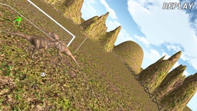 Emulate iPhone app Jungle Dinosaurs Football Penalty using MyAndroid Emulate iPhone app Jungle Dinosaurs Football Penalty using MyAndroid