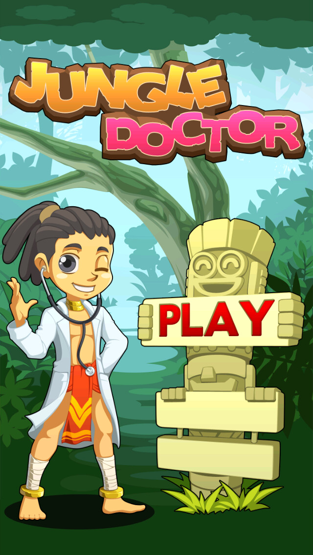 Emulate iPhone app Jungle Doctor - Animal Pets and Vet Rescue Game using MyAndroid