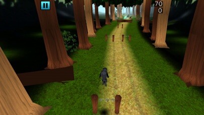 Emulate iPhone app Jungle Dog Runner using MyAndroid