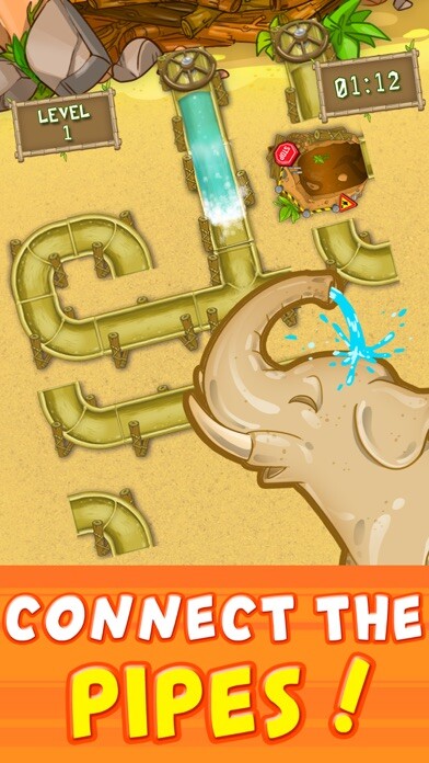 Emulate iPhone app Jungle Plumber Challenge 3 using MyAndroid