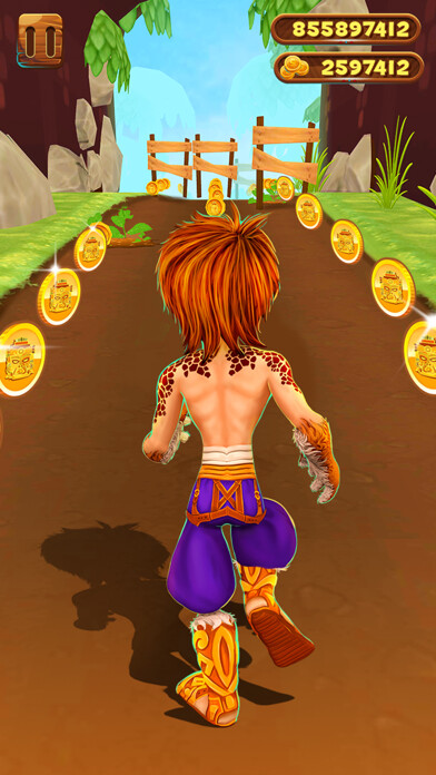 Emulate iPhone app Jungle Run - Running Adventure using MyAndroid