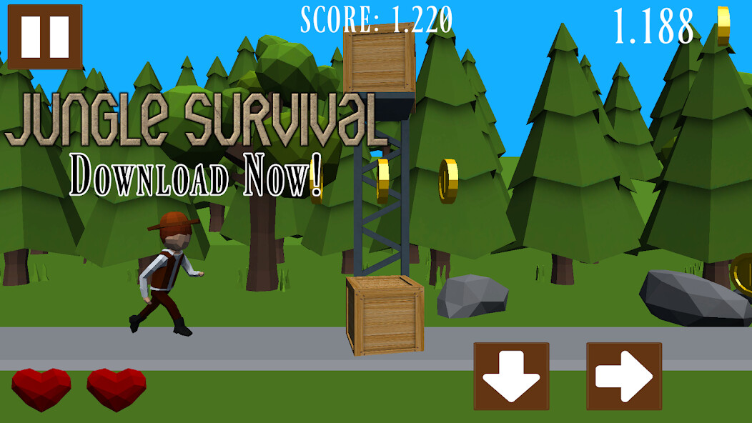 Run android online APK JUNGLE SURVIVAL - Jungle Adventures Endless Runner from MyAndroid or emulate JUNGLE SURVIVAL - Jungle Adventures Endless Runner using MyAndroid