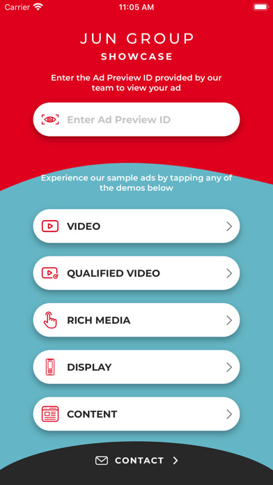 Emulate iPhone app Jun Group Showcase using MyAndroid