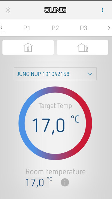 Emulate iPhone app JUNG Temperature Config using MyAndroid Emulate iPhone app JUNG Temperature Config using MyAndroid
