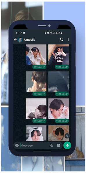 Run android online APK Jungwon Animated WASticker from MyAndroid or emulate Jungwon Animated WASticker using MyAndroid