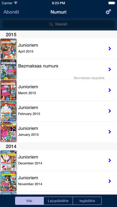Emulate iPhone app Junioriem using MyAndroid Emulate iPhone app Junioriem using MyAndroid