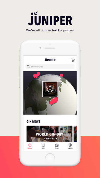 Emulate iPhone app JUNIPER - App for Gin Lovers using MyAndroid Emulate iPhone app JUNIPER - App for Gin Lovers using MyAndroid