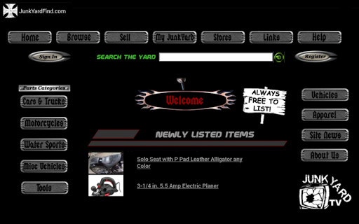 Run android online APK JunkYardFind.com from MyAndroid or emulate JunkYardFind.com using MyAndroid