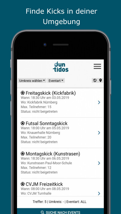 Emulate iPhone app Juntidos using MyAndroid