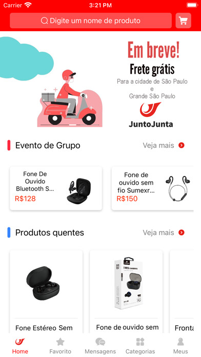 Emulate iPhone app JuntoJunta - eCommerce BR using MyAndroid Emulate iPhone app JuntoJunta - eCommerce BR using MyAndroid