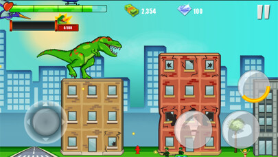 Run android online APK Jurassic Dinosaur City Rampage from MyAndroid or emulate Jurassic Dinosaur City Rampage using MyAndroid