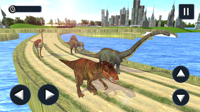 Emulate iPhone app Jurassic Dinosaur Racing 2 using MyAndroid Emulate iPhone app Jurassic Dinosaur Racing 2 using MyAndroid